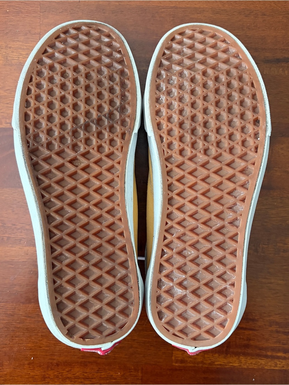 Vans Old Skool Low Top Yellow Gold Suede And Canvas Sneakers - Picture 6 of 10